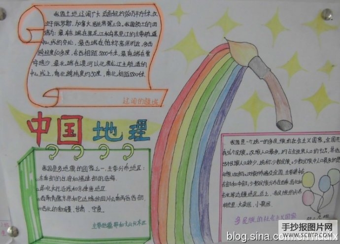 中国人口地理小报_A4竖版地理小报 中国人口分布图片素材 word doc模板下载 0.