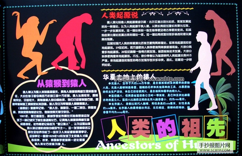 您可能会喜欢: 人类的起源历史手抄报读书手抄报