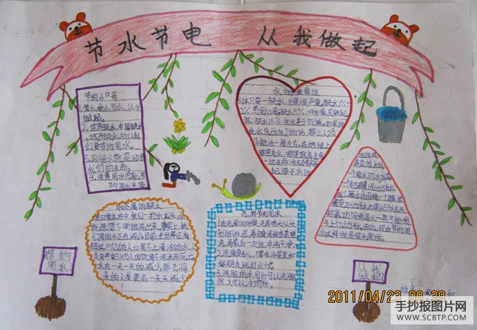 节能，让生活更精彩的手抄报