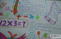 奥妙数学屋手抄报