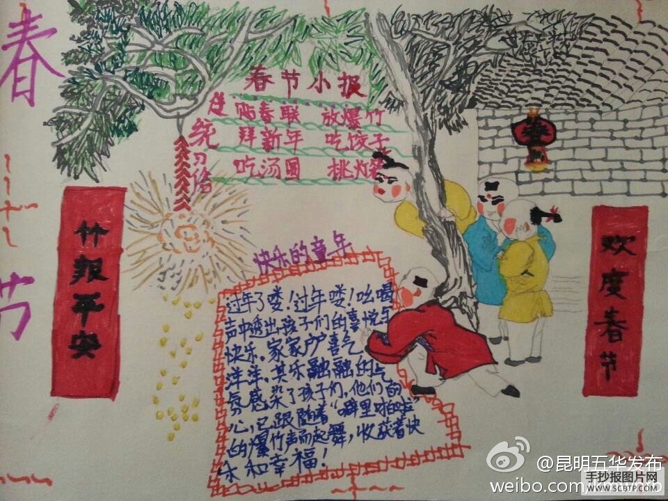 6张中国节日传统文化手抄报