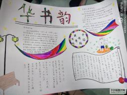 中国传统读书文化手抄报