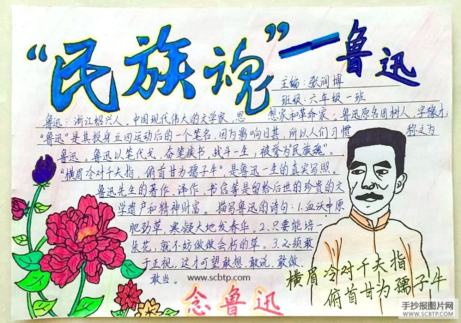 名族魂—鲁迅