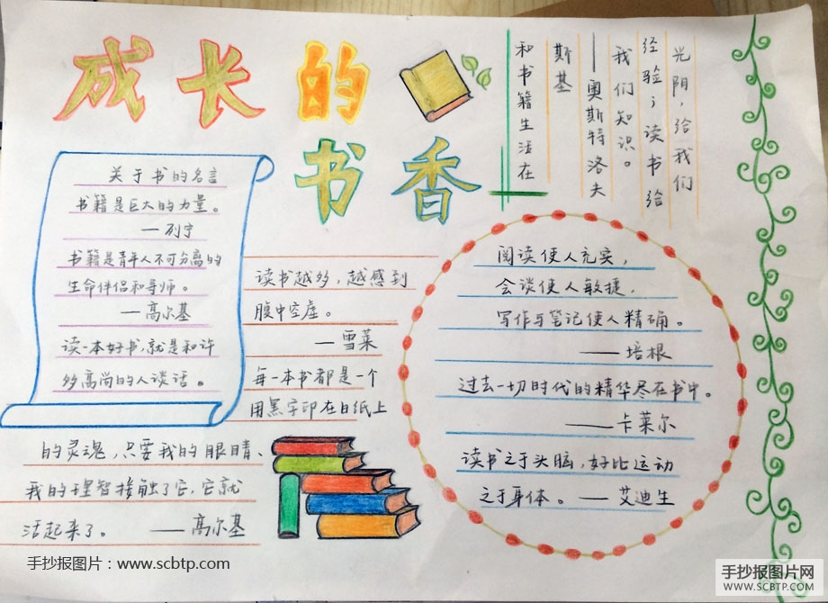 书林漫步，书香伴我成长