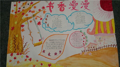 几张我爱读书的手抄报