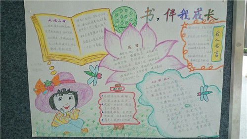 几张我爱读书的手抄报