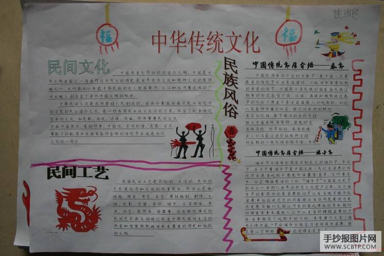 中华传统文化手抄报大全