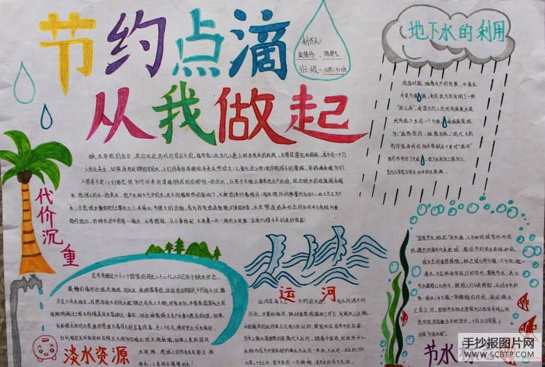 有关水的手抄报大全