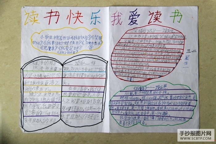 一年级语文读书主题手抄报