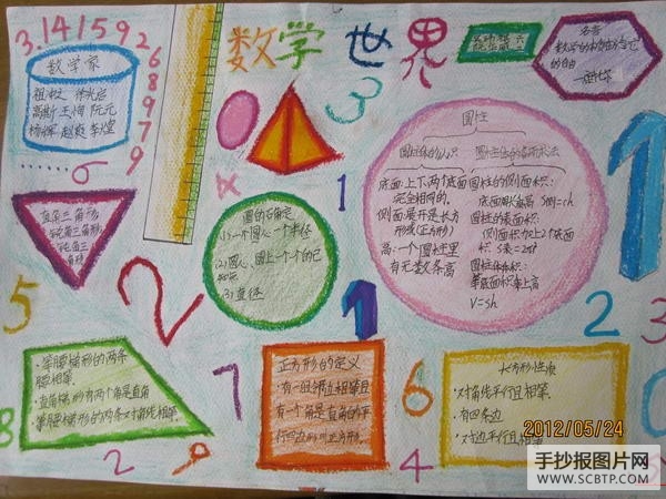 小学生一年级数学手抄报