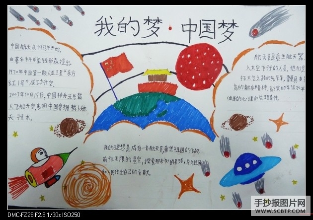 红领巾相约中国梦手抄报图片
