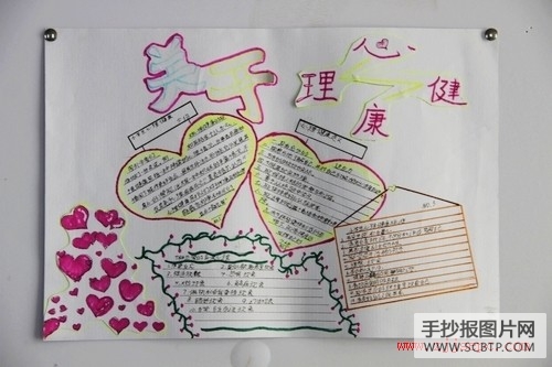 小学生心理健康手抄报图片