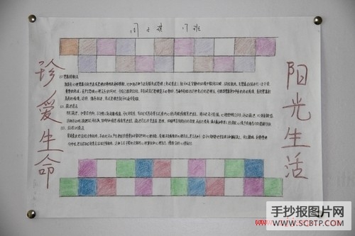 小学生心理健康手抄报图片