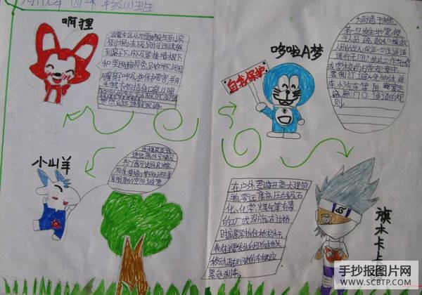 （三）法制、行为规范教育宣传周手抄报