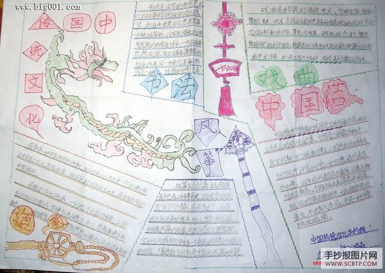 中国传统文化手抄报