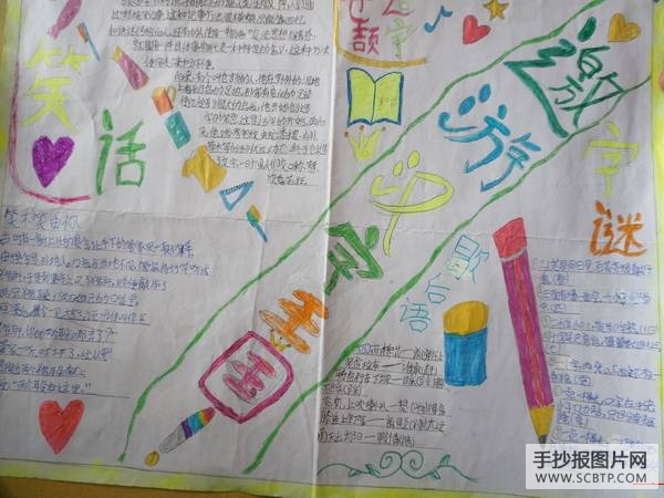 遨游汉字王国主题手抄报