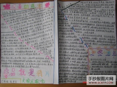 禁毒手抄报大全
