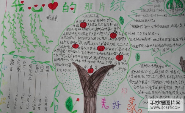 心中的那一片绿