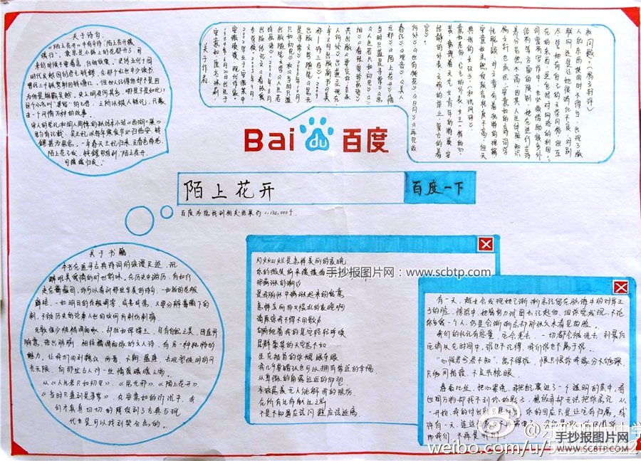 好书推荐的手抄报图片