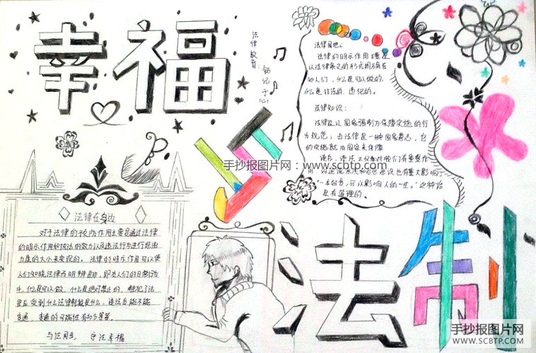 法律伴我成长，幸福与法制