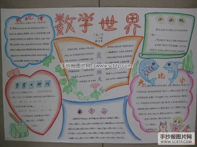 小学生数学手抄报比赛获奖作品