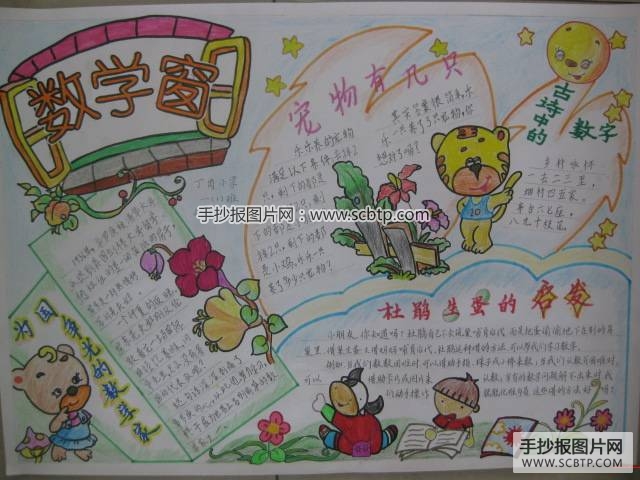 小学生数学手抄报比赛获奖作品