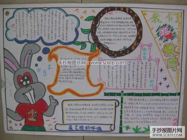 小学生数学手抄报比赛获奖作品