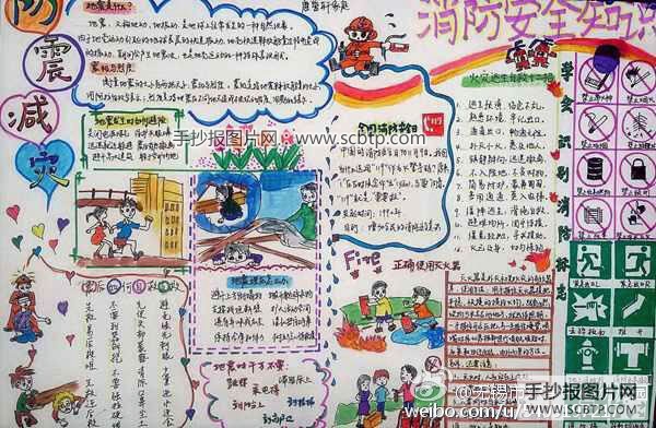 三张小学生安全知识手抄报