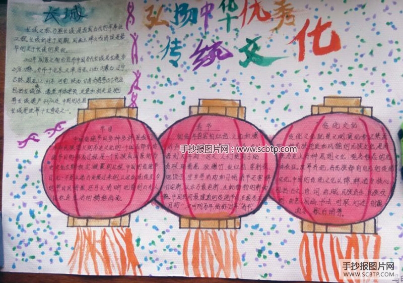 中华传统文化手抄报大全