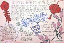 2张中国传统节日文化手抄报
