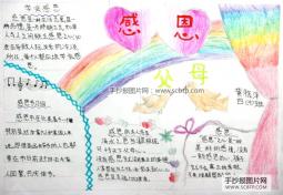 小学生感恩节小报