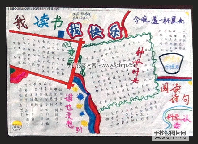 2015年读书日获奖手抄报图片（小学组）