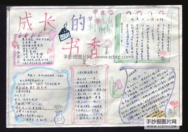 2015年读书日获奖手抄报图片（小学组）