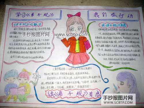 《弟子规》手抄报比赛优秀作品