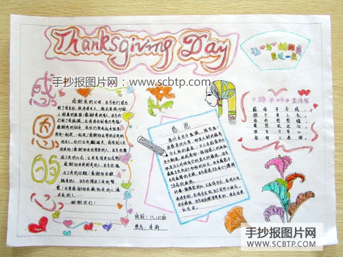 “感恩于心，感恩母亲”主题的手抄报