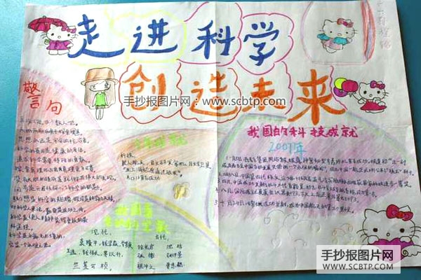 科普创新小报设计图