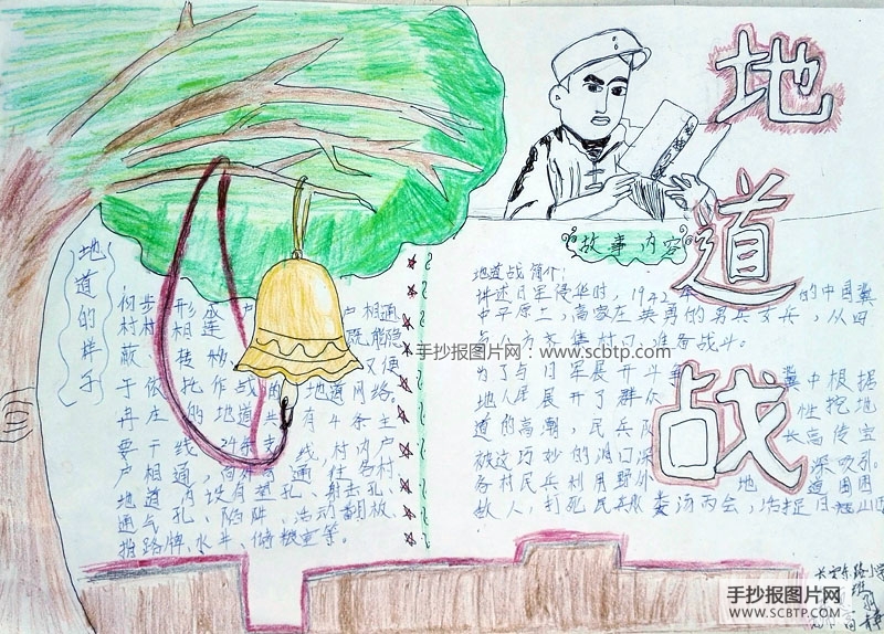 世界反法西斯战争胜利70周年手抄报