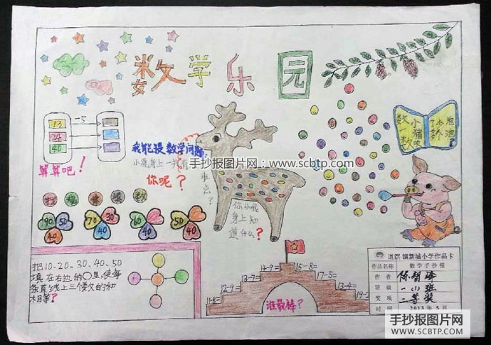 小学生数学手抄报比赛