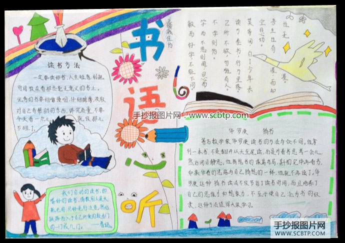 读书月手抄报版面设计图