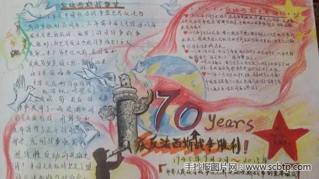 "铭记历史，梦圆中华"主题手抄报