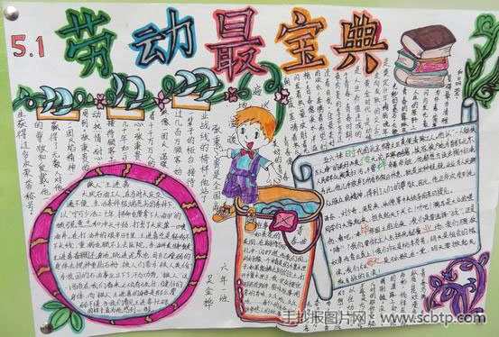 五一劳动节手抄报:尊重劳动