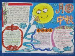 2015年初中生中秋节手抄报图片大全