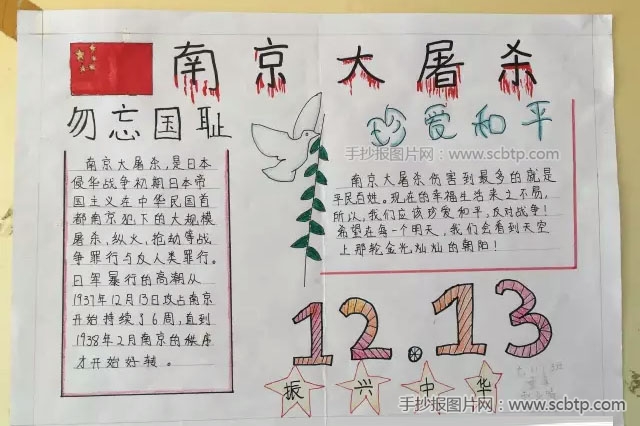 纪念中国人民抗日战争胜利70周年的手抄报大全
