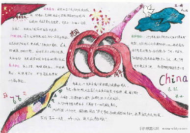 建国66周年手抄报图片大全