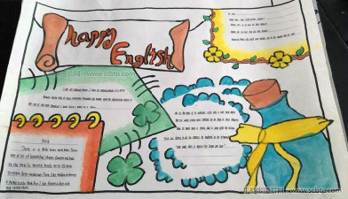 五年级小学生英语手抄报优秀作品