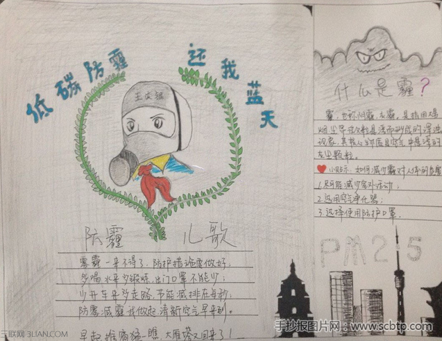 有关雾霾的手抄报内容
