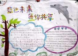 海洋世界 生物手抄报