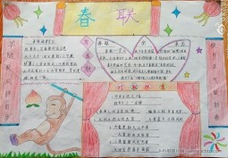 四年级春节手抄报图片