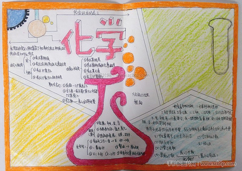 初中生化学手抄报优秀作品