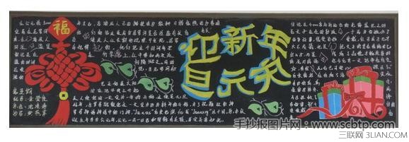 2016年庆春节黑板报资料